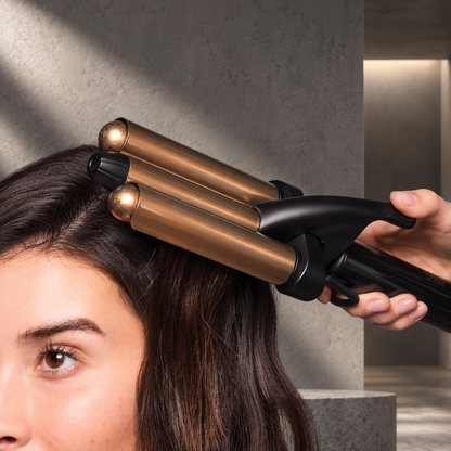 Triple Barrel Waver Iron