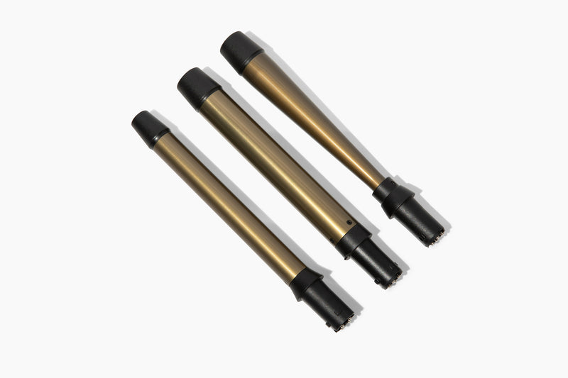 Hair Curler Set Infrared 3X PIAM with three interchangeable curling barrels for versatile styling.